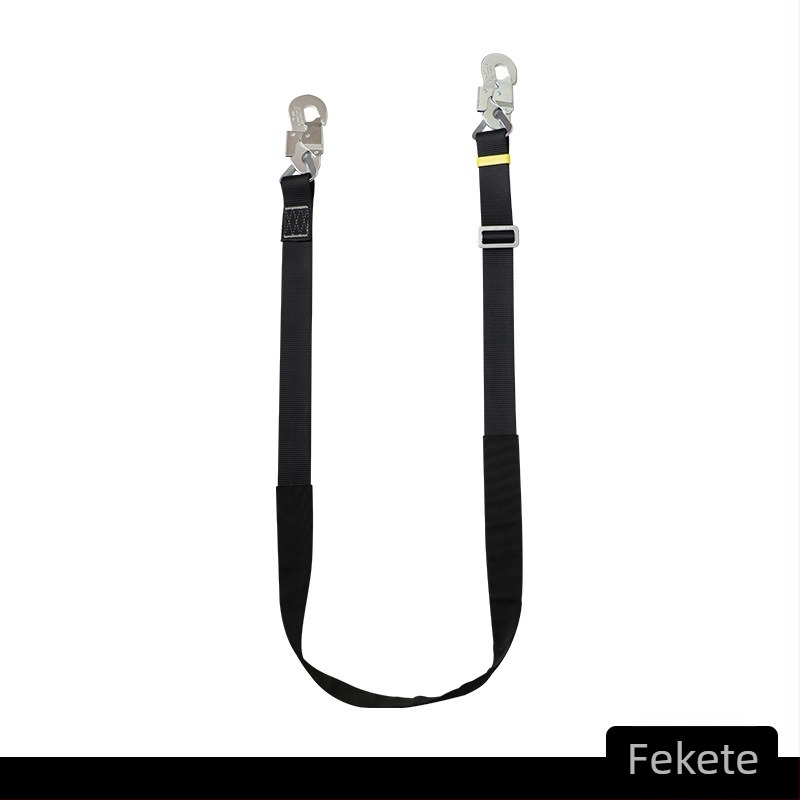 Ansuo biztonsági öv elektromos oszlopnál végzett munkákhoz, állítható 130–180 cm kötél, poliészter