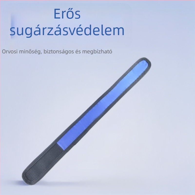 Egydarabos ólom-gél bevonatú nyakvédő orális CT sugárzás elleni védelemhez, 0.5 mmpb, 200 g, modell 20250329