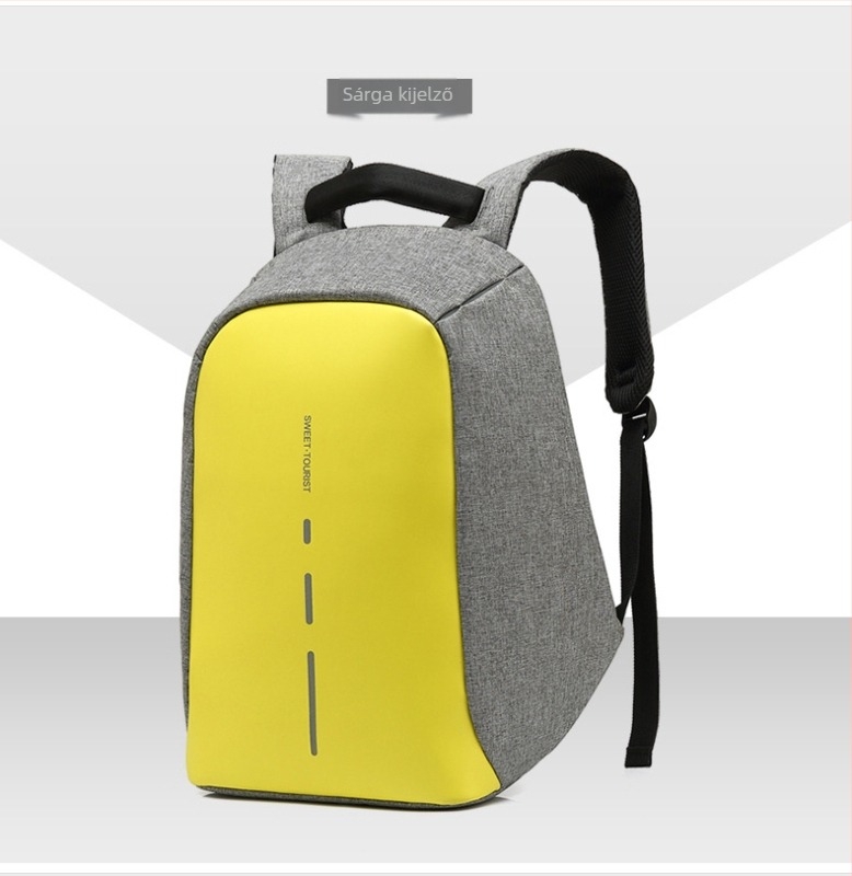Anti-theft hátizsák 15,6 hüvelykes laptophoz, Oxford anyag, vízálló, ergonómikus hátrész, 20–35L, utca-stílusú üzleti hátizsák