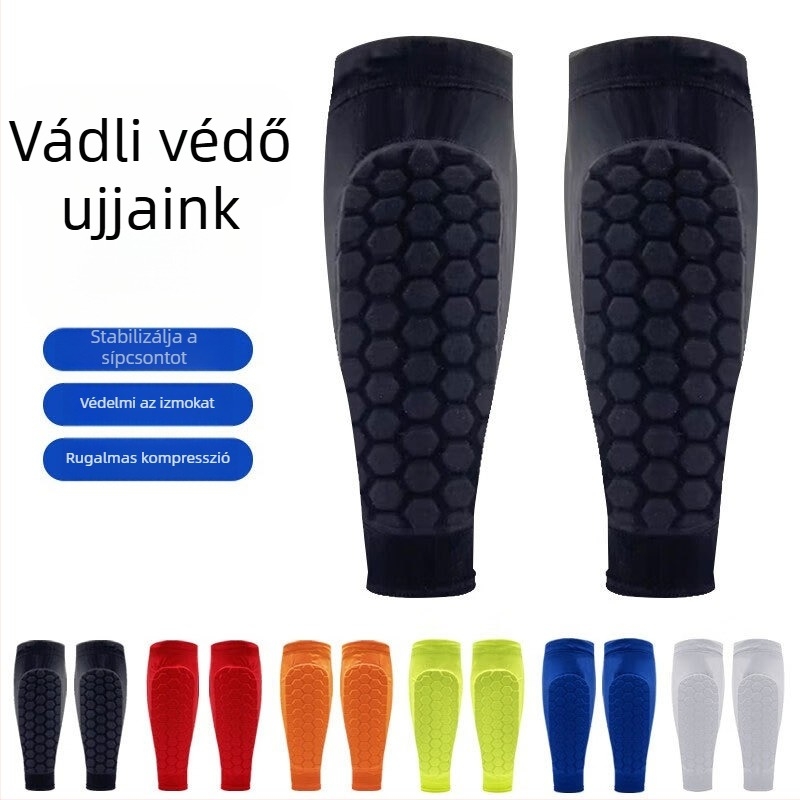 Lábszárvédő Lycra anyagból, futball és kosárlabda számára, gyorsan száradó védőfelszerelés