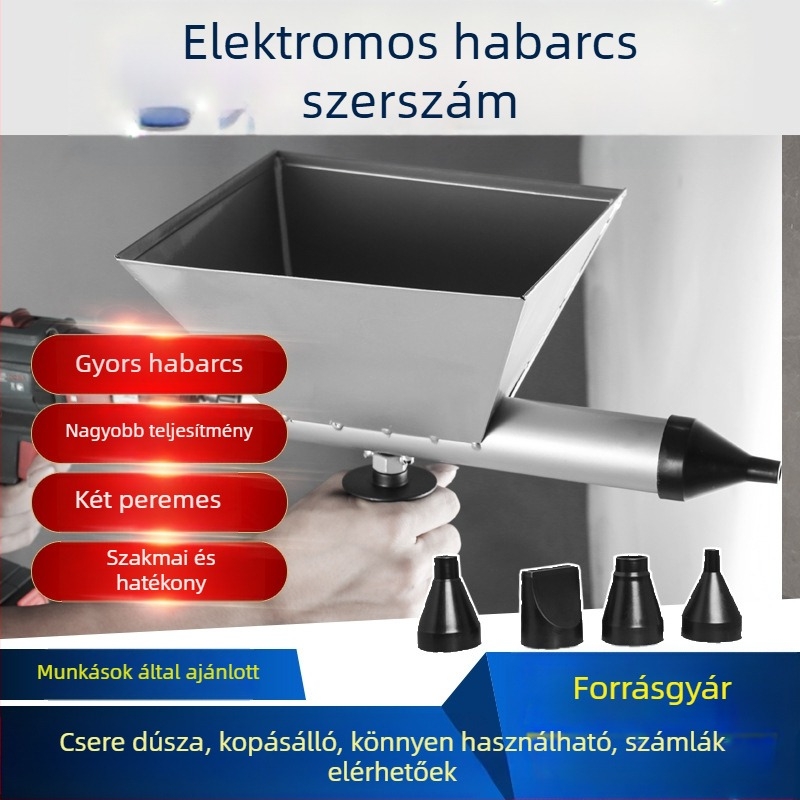 Elektronikus cementhabarcs tömítő pisztoly ajtók és ablakokhoz, lopás elleni kialakítással, teljesen automata, cementhabarcsbe injektáló eszköz, tömeg 1,35 kg, márka Yuguang