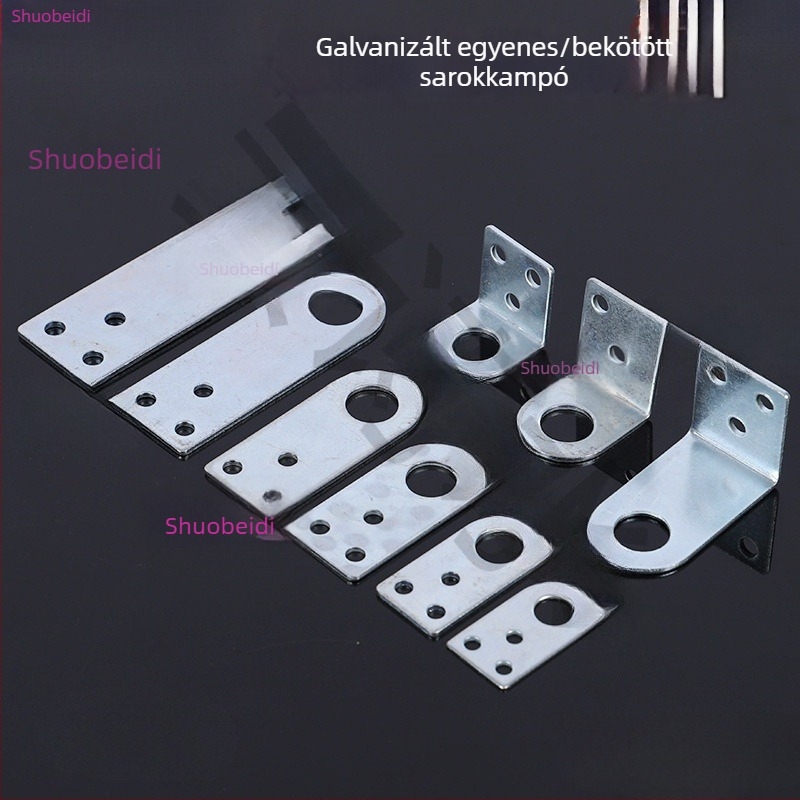 Vas ajtózár galvanizált felülettel, modell 40-110, fa ajtókhoz és szekrényekhez, modern minimalist stílus