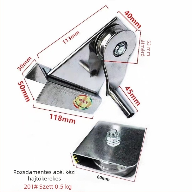 Zászlórúd görgő, 304 rozsdamentes acél, Chaoshengye, modell 201