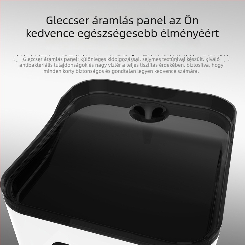 Vezeték nélküli érzékelős itatógép háziállatoknak, 4 L kapacitás, mély szűrés, körkörös vízáramlás