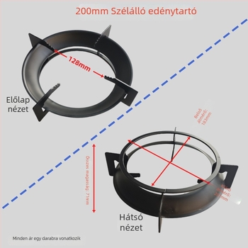 Gáztűzhely edénytartó - csúszásmentes tartó, edényfogó kiegészítő, modell: Gas stove pot holder
