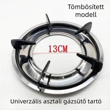Kör alakú gázégő tartó, univerzális, csúszásmentes, tejfazék tartó