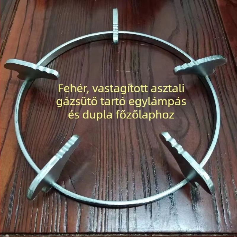 Kör alakú gázégő tartó, univerzális, csúszásmentes, tejfazék tartó