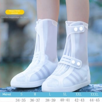 Esővédő cipővédők férfiaknak, vízálló, csúszásmentes, PVC