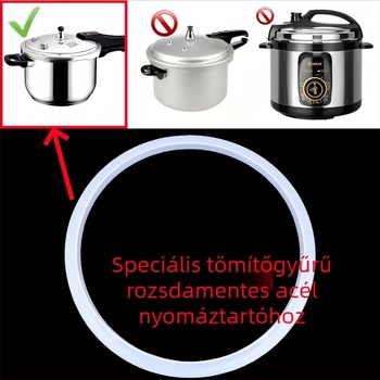 Zárógyűrű nyomástartó kuktához – univerzális illeszkedés, elektromos edényekhez, közvetlen csatlakoztatás