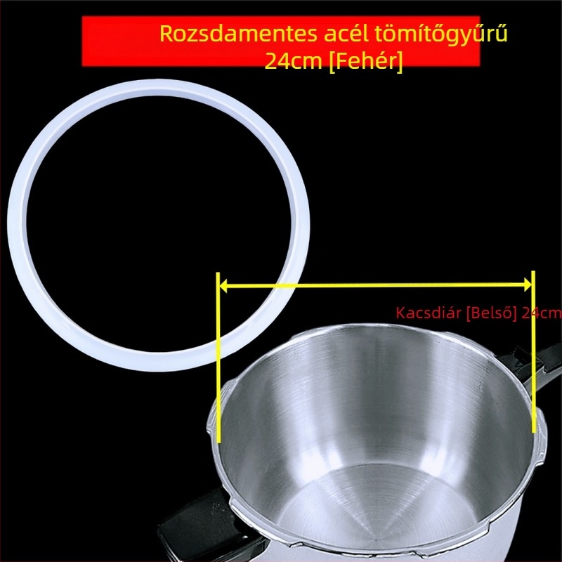 Zárógyűrű nyomástartó kuktához – univerzális illeszkedés, elektromos edényekhez, közvetlen csatlakoztatás
