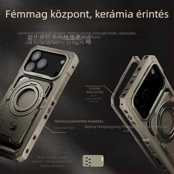 Tilta objektív mount bővítő a telefonhoz — kompatibilis iPhone 17 Pro / Pro Max-szel; univerzális modell; maximális teher 2 kg