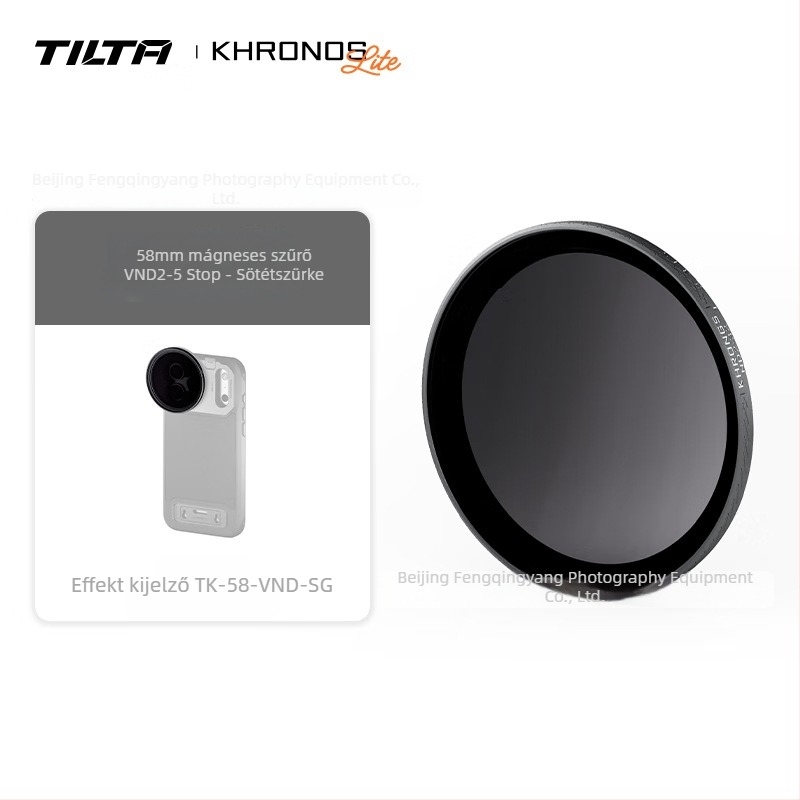 Tilta objektív mount bővítő a telefonhoz — kompatibilis iPhone 17 Pro / Pro Max-szel; univerzális modell; maximális teher 2 kg