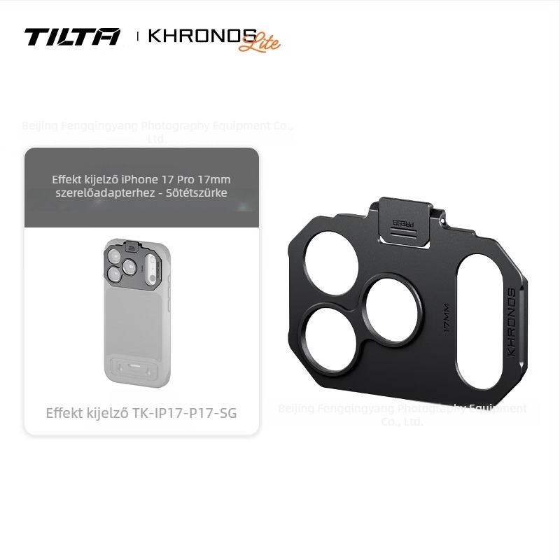 Tilta objektív mount bővítő a telefonhoz — kompatibilis iPhone 17 Pro / Pro Max-szel; univerzális modell; maximális teher 2 kg