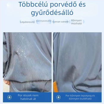 Yao qing osztott kapucnis munkaruha, poliészter, alkalmas építkezésekre, gyárakra, tenyésztőtelepekre és karbantartásra