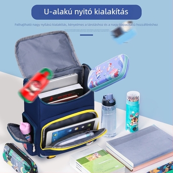 Új uniszex általános iskolai hátizsák űr témával, könnyű, logónyomással