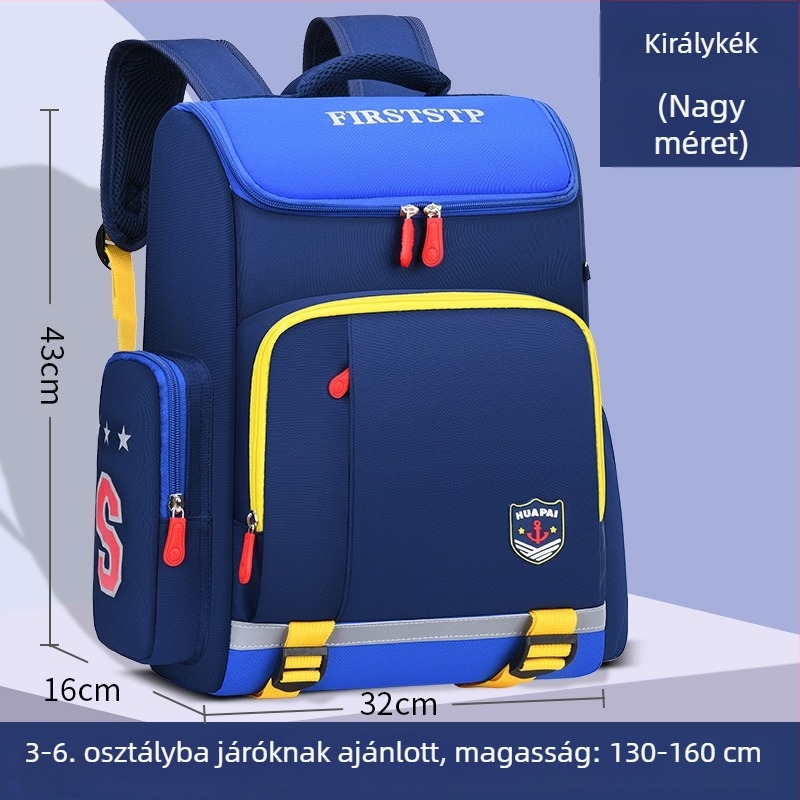 Új uniszex általános iskolai hátizsák űr témával, könnyű, logónyomással