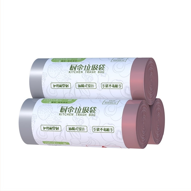 PE szemeteszsák kötős, vastagított, egyszer használható