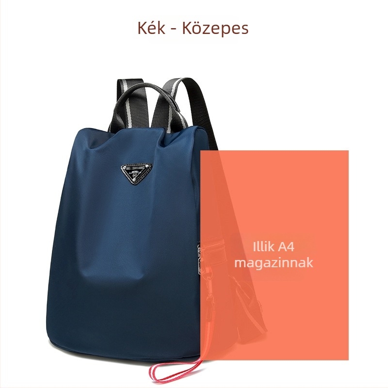 Női hátizsák anti-theft funkcióval; Oxford anyag; kapacitás 36–55 L; 14” laptophoz illeszkedik; vízlepergető
