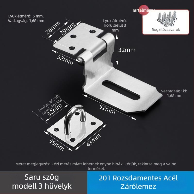 Ajtózár csap – szekrényekhez és fiókokhoz – modell wj20200120 – modern minimalist stílus
