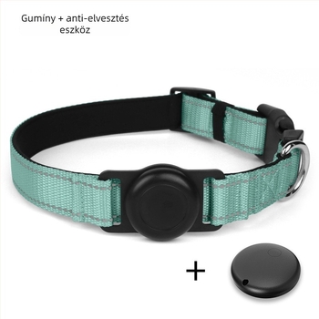 Kutyanyakörv Airtag védett burkolattal és GPS nyomkövetővel, Fb105, 240mAh, 100 g, nylon, nyomkövetés és riasztás