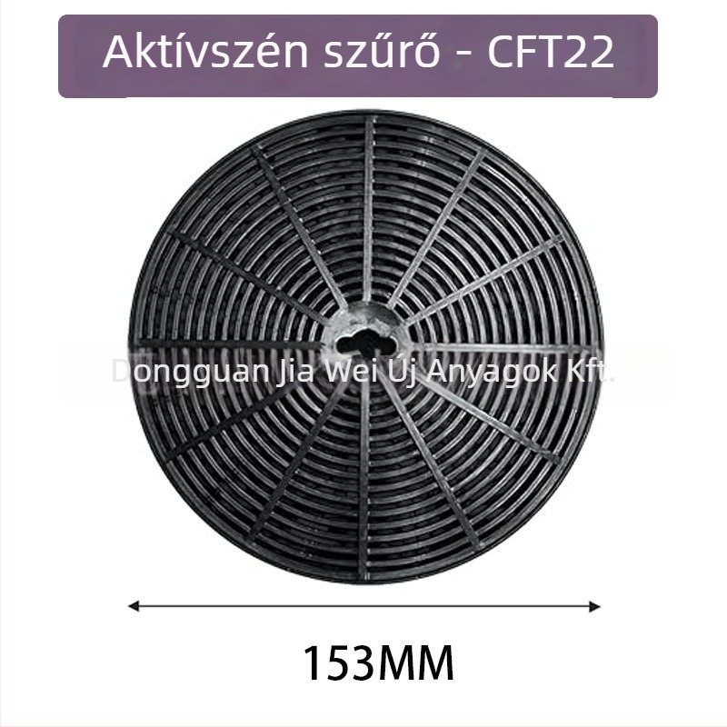 Beépített aktív szénszűrő konyhai szívóhoz – olajszűrő elem, modell Activated carbon filter, tömeg 80–175 g, piacra kerülés 2025