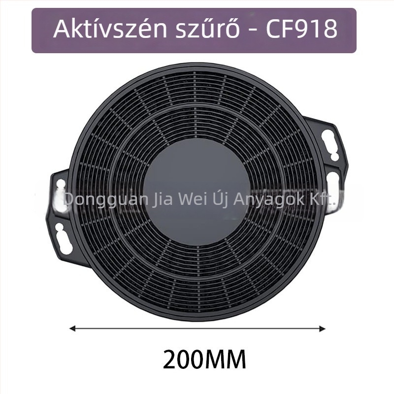 Beépített aktív szénszűrő konyhai szívóhoz – olajszűrő elem, modell Activated carbon filter, tömeg 80–175 g, piacra kerülés 2025