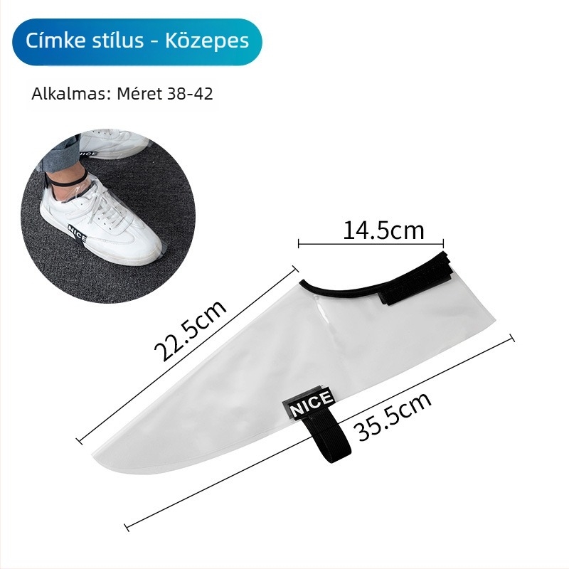 Fodrászok és barberek cipővédői - vízálló, átlátható, vastagított, kopásálló