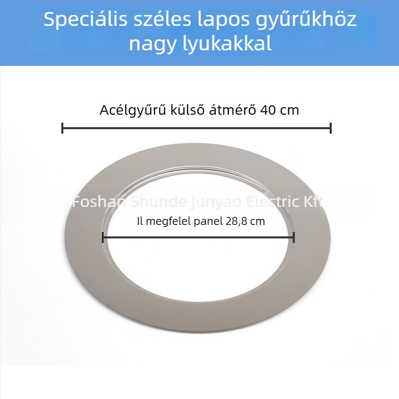 Junyao JDGQ rozsdamentes acél lapos felületű gyűrű elektromos tűzhelyhez — edényekhez való kiegészítő