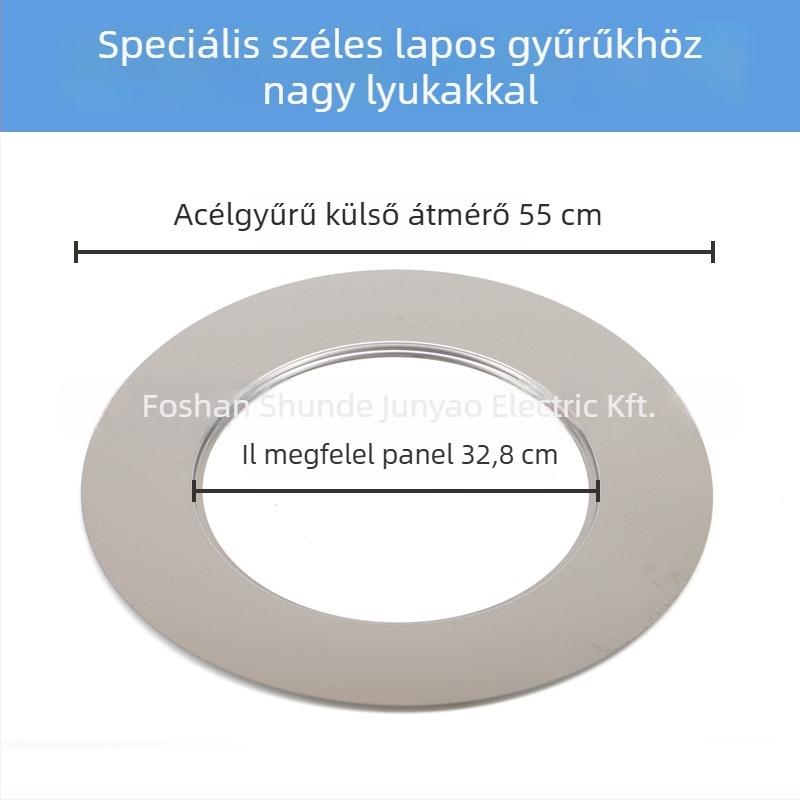 Junyao JDGQ rozsdamentes acél lapos felületű gyűrű elektromos tűzhelyhez — edényekhez való kiegészítő