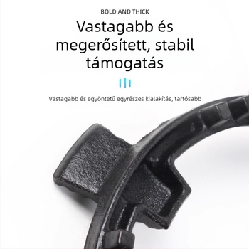 Gáztűzhelyhez tartó edények, univerzális, tej- és kis edények számára, négylábas vagy ötlábas kialakítás, alsó szerelés, nettó tömeg 780 g