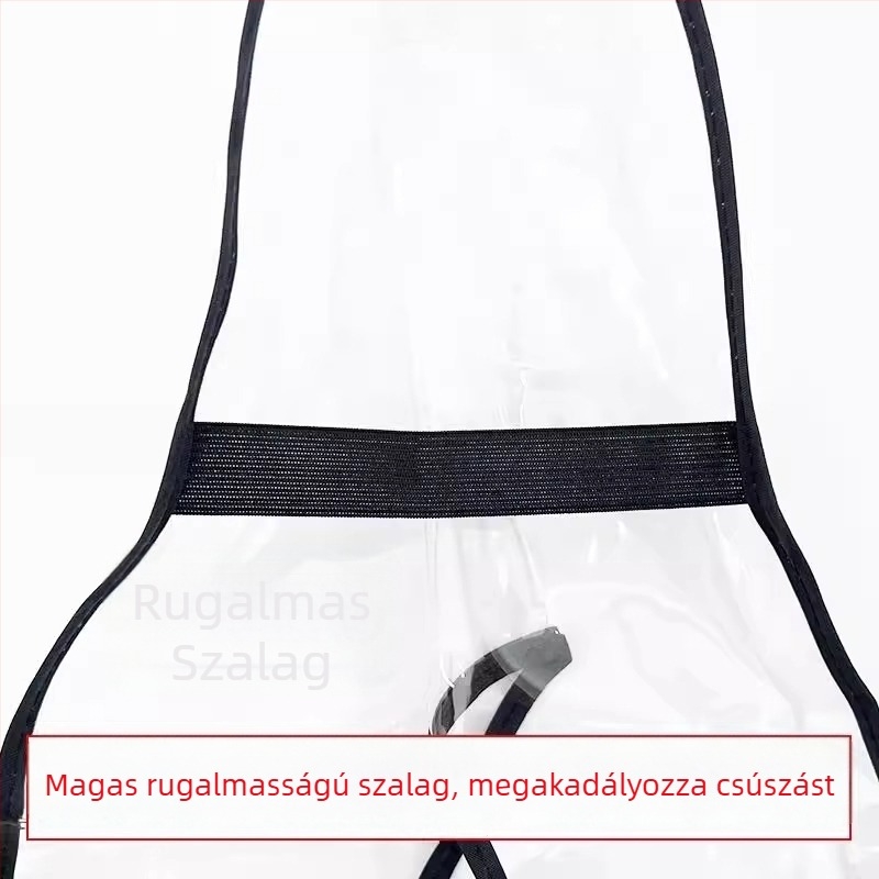 Átlátszó vízálló cipővédők fodrászoknak – újrahasználható, porálló felső védő