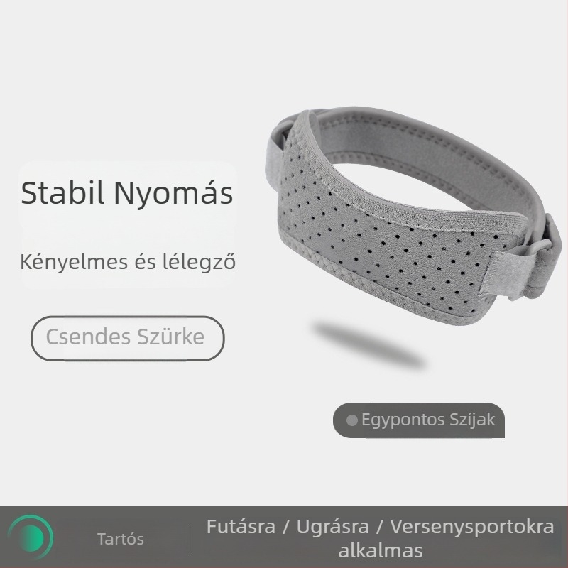 Tartini térdvédő polyeszter rostból, felnőtteknek, badmintonhoz, alsó lábszár védelem