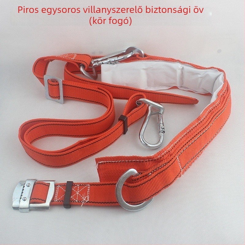 Villanyszerelő biztonsági öv oszlopokra és fára való mászáshoz – magassági munka, teljes derékszíj, márka Chenying Hardware, Termékkód 1