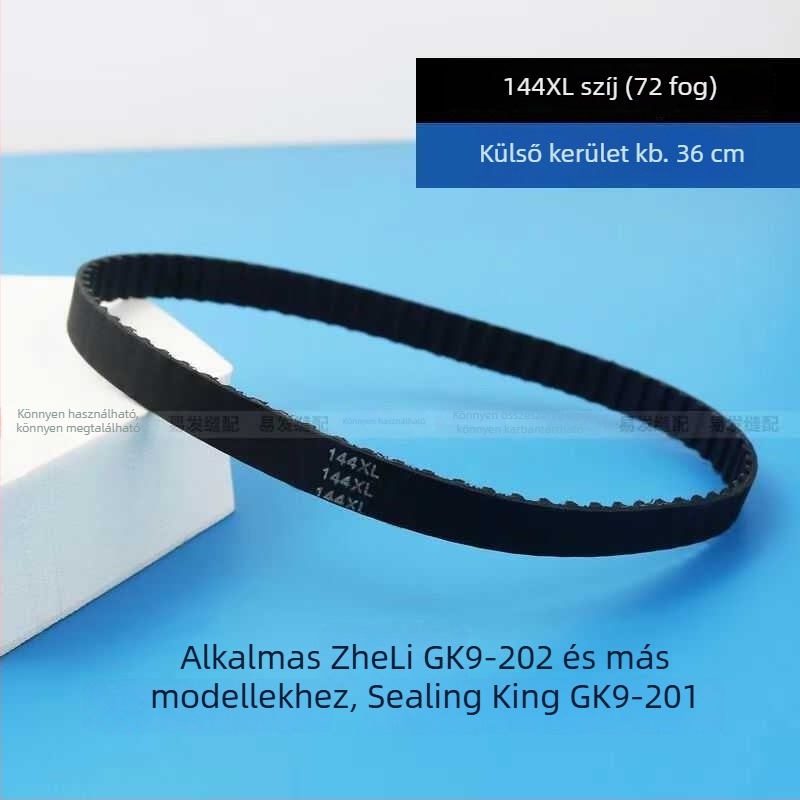 Záró gép szalag 146, 148, 152 XL037, kettős fejű záró géphez, csomagológépekhez és kézi varrógépekhez