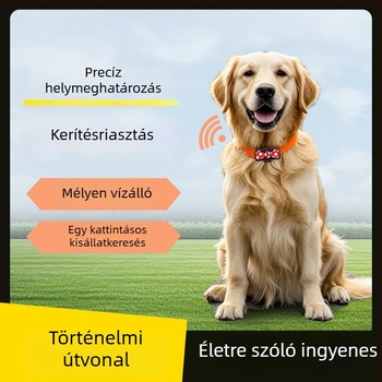 IP66 vízálló GPS kisállat lokátor, kutyák és macskák számára