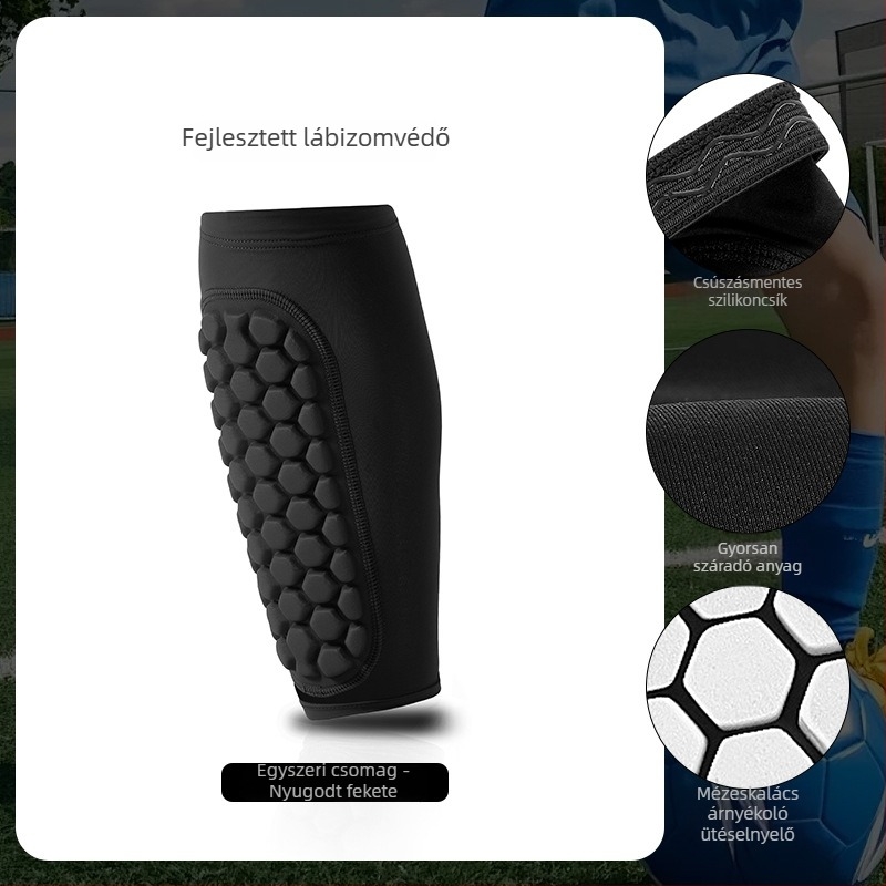 Futballhoz való vádliszárvédő – Leaper, Nylon, Vádli védelem, Légáteresztő, Gyors száradó