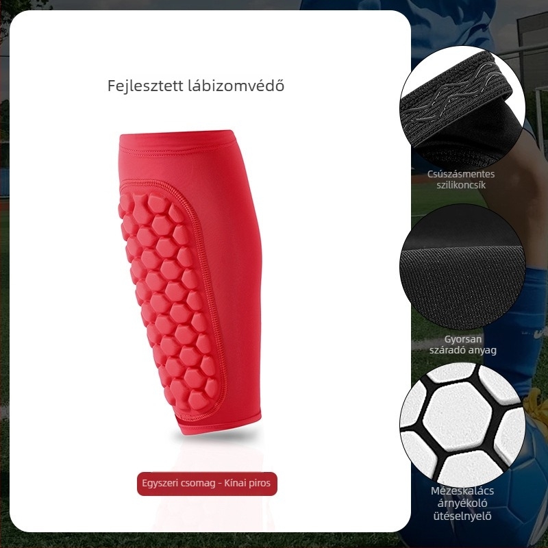Futballhoz való vádliszárvédő – Leaper, Nylon, Vádli védelem, Légáteresztő, Gyors száradó