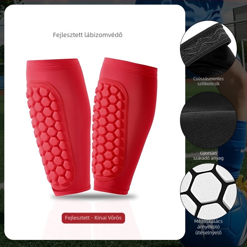 Futballhoz való vádliszárvédő – Leaper, Nylon, Vádli védelem, Légáteresztő, Gyors száradó