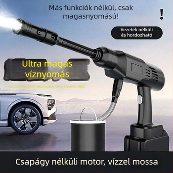 Say one vezeték nélküli autómosó gép – ABS műanyag pisztolyfej, műanyag fogantyú, súly 2500 g