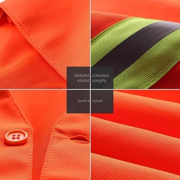 Reflektív védőveste kültéri munkára — Márka: Good care; Anyag: Uniform Fabric; Súly: 120; Használat: kültér.