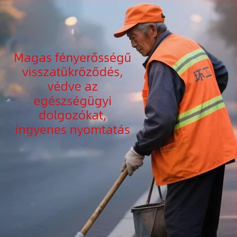 Reflektív védőveste kültéri munkára — Márka: Good care; Anyag: Uniform Fabric; Súly: 120; Használat: kültér.