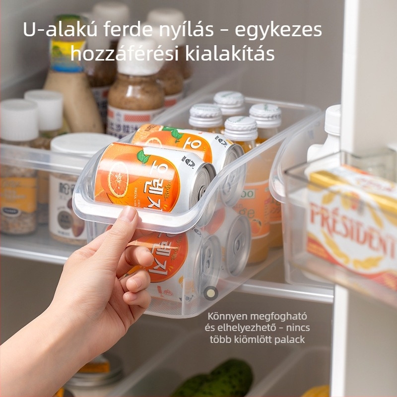 Xitianlong Hűtőszekrény Tároló Doboz – Élelmiszer-minőségű, Fedél Nélküli, Gyümölcsök, Zöldségek és Snackek Tárolására, Konyhai Szervező
