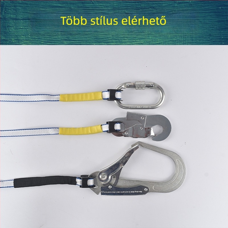 Huishun Automatikusan visszahúzódó biztonsági öv, típus sebességkülönbség, 100 kg teherbírás, 2 m poliészter kötél, magassági zuhanás elleni védelem