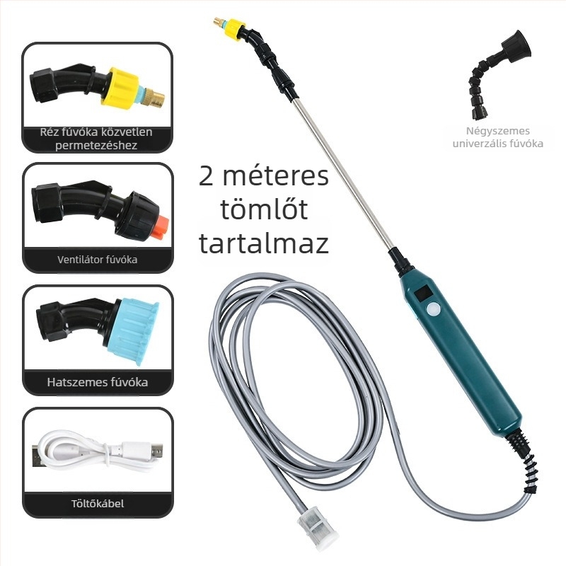 Elektromos permetezőpisztoly otthoni kertészkedéshez, multifunkcionális automatizált kis vízpermetező