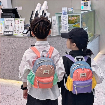 Uniszex óvodai vászon hátizsák — könnyű, anti-lopás
