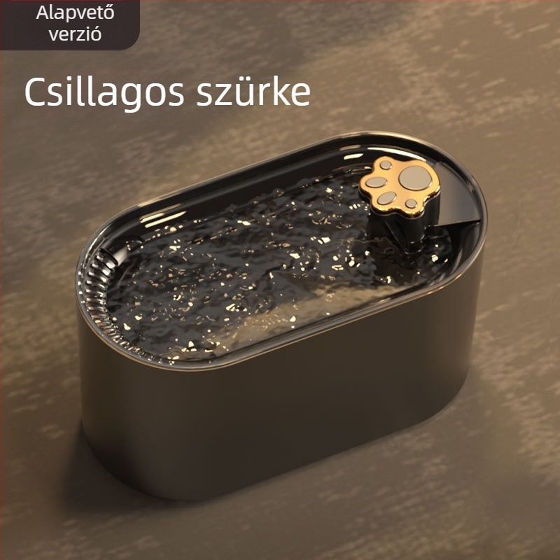 Állatok számára készített vízadagoló automatikus körforgalommal és szűréssel, intelligens macska-itató, csendes áramló pumpa