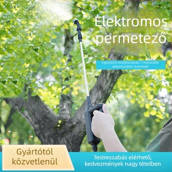 Elektromos permetező kerthez, kompakt otthoni permetező öntözésre és fertőtlenítésre, lítium akkumulátoros