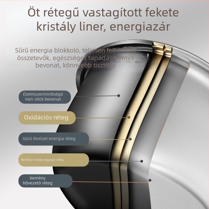 Védelmi univerzális belső edény rizsfőzőhöz, megerősített belső réteg, tapadásmentes bevonat