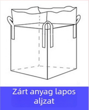Polipropilén szövött tonnászsák, kopásálló és megerősített vastag hevederekkel, szállítási csomagoláshoz; logó nyomtatás; 1–2 t teherbírás; márka Sincerity