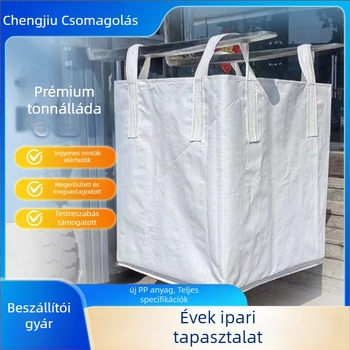 Polipropilén szövött tonnászsák, kopásálló és megerősített vastag hevederekkel, szállítási csomagoláshoz; logó nyomtatás; 1–2 t teherbírás; márka Sincerity